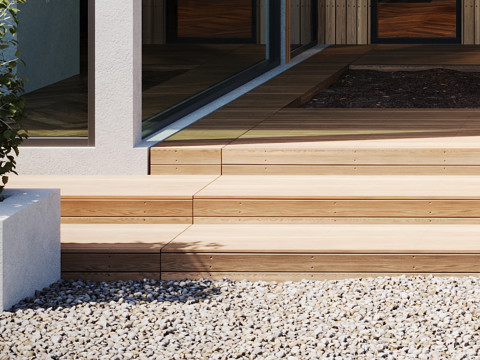 Exterior House Scene Day and Night 3D Модель