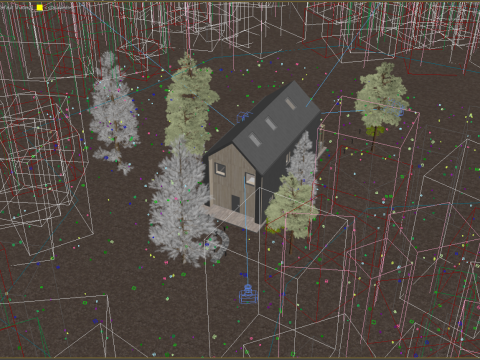 Barn House Scene 3D मॉडल