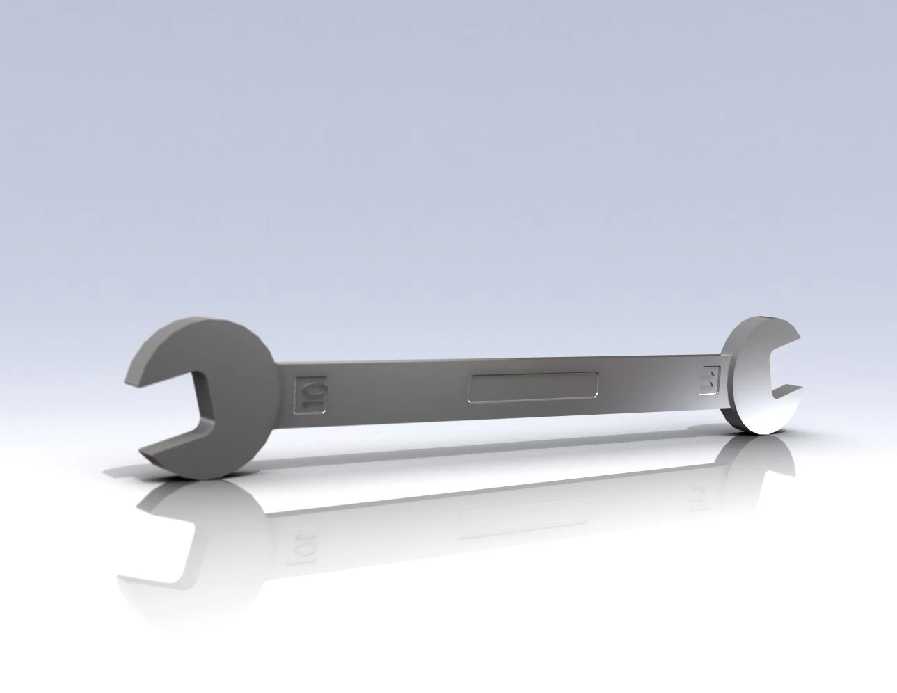 spanner open end 1011 3D Model .c4d .max .obj .3ds .fbx .stl .blend