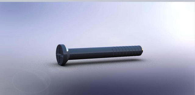 m6 screw visual 3Dプリントモデル .c4d .max .obj .3ds .fbx .stl .blend 