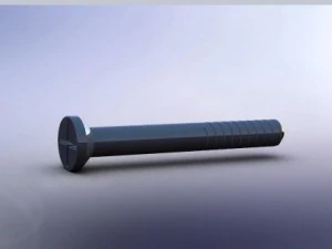 m6 나사 시각적 3D 프린트 모델