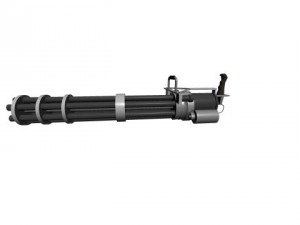 minigun Modelo 3D
