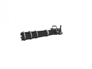 minigun 3D Model
