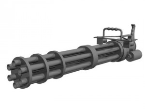 minigun 3D Model