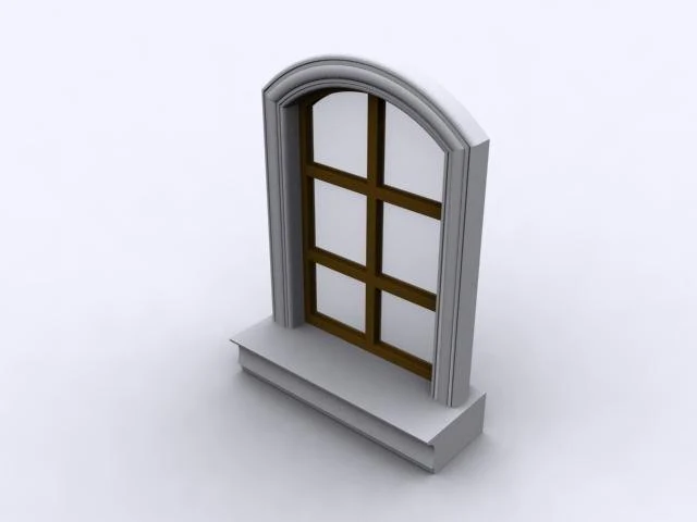 finestra Modello 3D .c4d .max .obj .3ds .fbx .stl .blend 