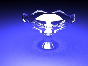 glass fruit bow Model 3D