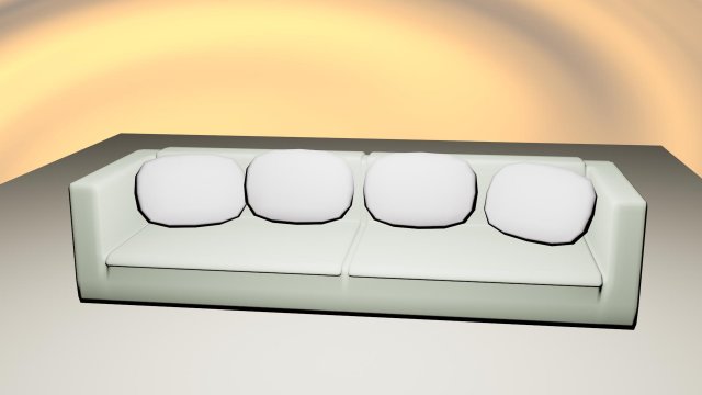 sofa 1 Modelo 3D .c4d .max .obj .3ds .fbx .stl .blend 