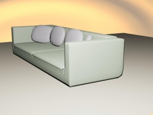 sofa 1 Modelo 3D