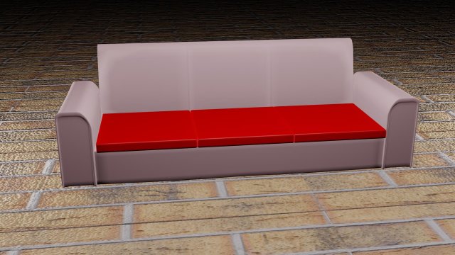 sofa Modello 3D .c4d .max .obj .3ds .fbx .stl .blend 