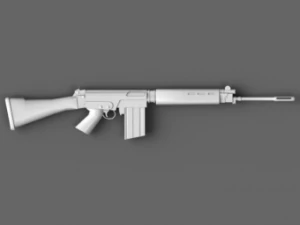 fn fal Modello 3D