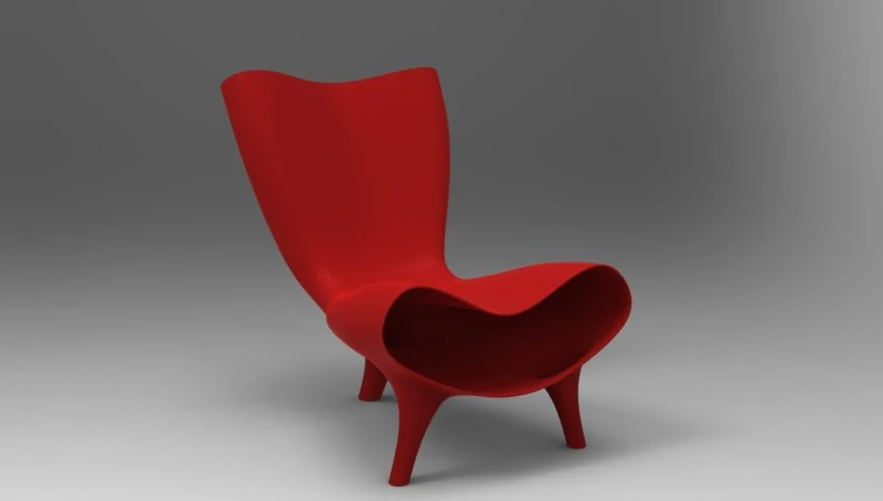 orgone chair 3D Model .c4d .max .obj .3ds .fbx .stl .blend 