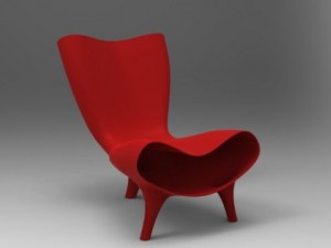 orgone chair Modèle 3D