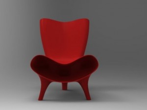 orgone chair Modèle 3D