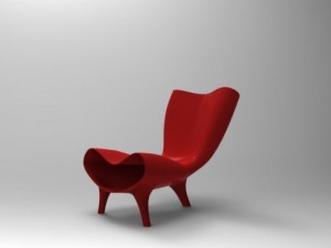 orgone chair Modèle 3D