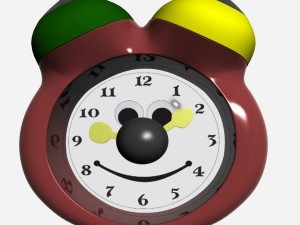 clock 4 3D-Modell