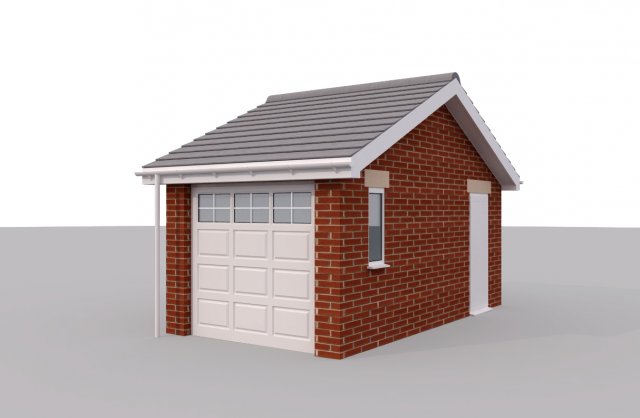 garage 1 Model 3D .c4d .max .obj .3ds .fbx .stl .blend 
