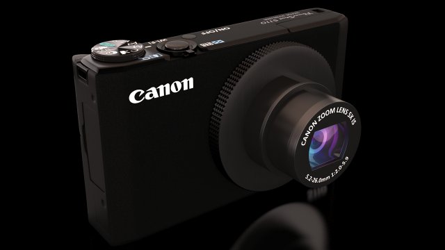canon powershot s110 digital camera Modelo 3D .c4d .max .obj .3ds .fbx .stl .blend 