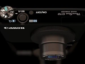 canon powershot s110 digital camera 3D Model