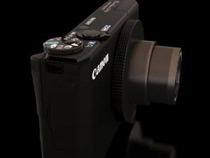 canon powershot s110 digital camera 3D Model