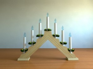 christmas candle bridge 3D Модель
