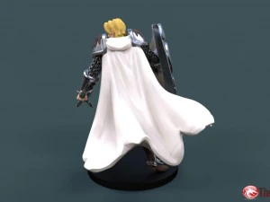 3d printable human cleric miniature 3D Print Model