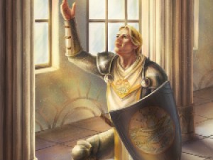 3d printable human cleric miniature 3D-Druckmodell