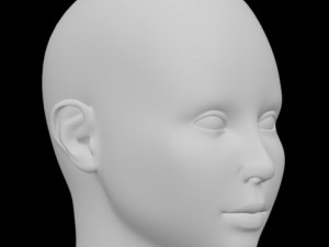female head 3D Model