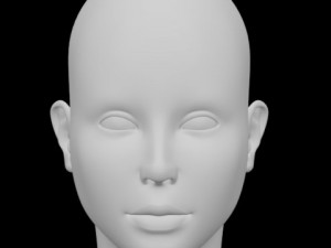female head 3D Model
