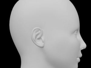 female head 3D Model