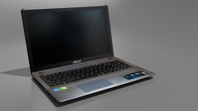 lowpoly laptop Modelo 3D .c4d .max .obj .3ds .fbx .stl .blend 