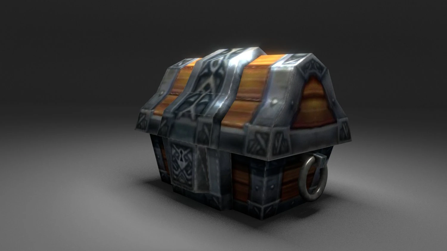 treasure chest 3D Model .c4d .max .obj .3ds .fbx .stl .blend 