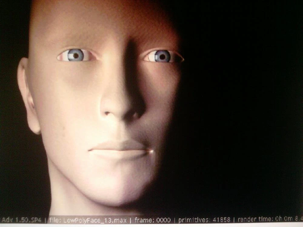 man face 3D Model .c4d .max .obj .3ds .fbx .stl .blend 