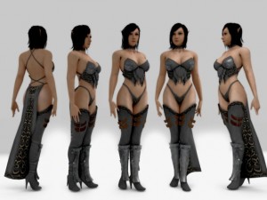 Sexy girl 3D Model