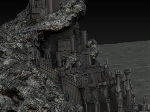 fantasy castle Model 3D