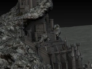 환상의 성 3D 모델