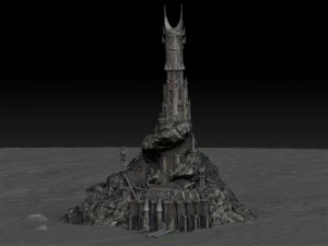 fantasy castle 3D 模型
