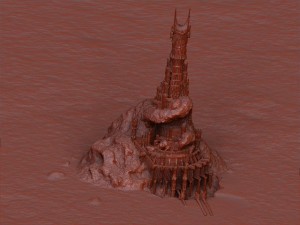 fantasy castle 3D 模型