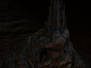 fantasy castle 3D 模型