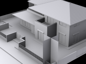 perspective house01 Model 3D