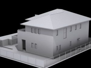 perspective house02 Modelo 3D