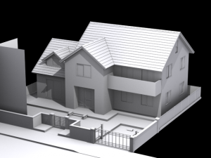 perspective house04 Model 3D