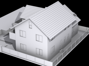 perspective house04 Model 3D