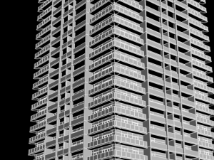 perspective house09 3Dモデル