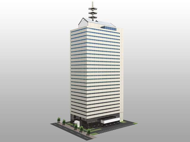perspective house13 3D Модель .c4d .max .obj .3ds .fbx .stl .blend 