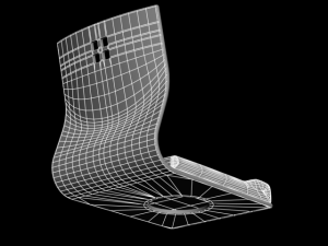 hagoromo chair Modello 3D