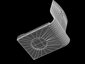 hagoromo chair Modello 3D