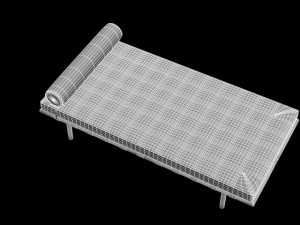 daybed Modello 3D