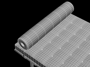 daybed Modello 3D