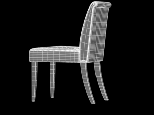 poppy red chair 3D Модель
