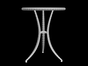 euro table 3D मॉडल